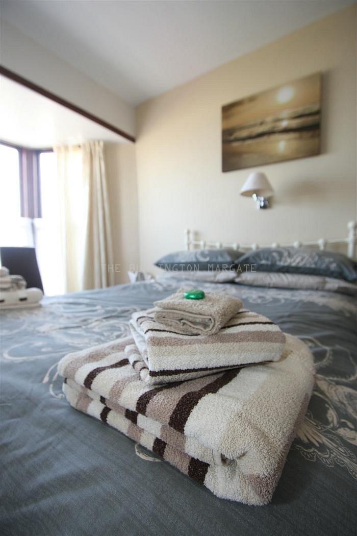 En-suite hotel room at The Burlington Hotel Margate